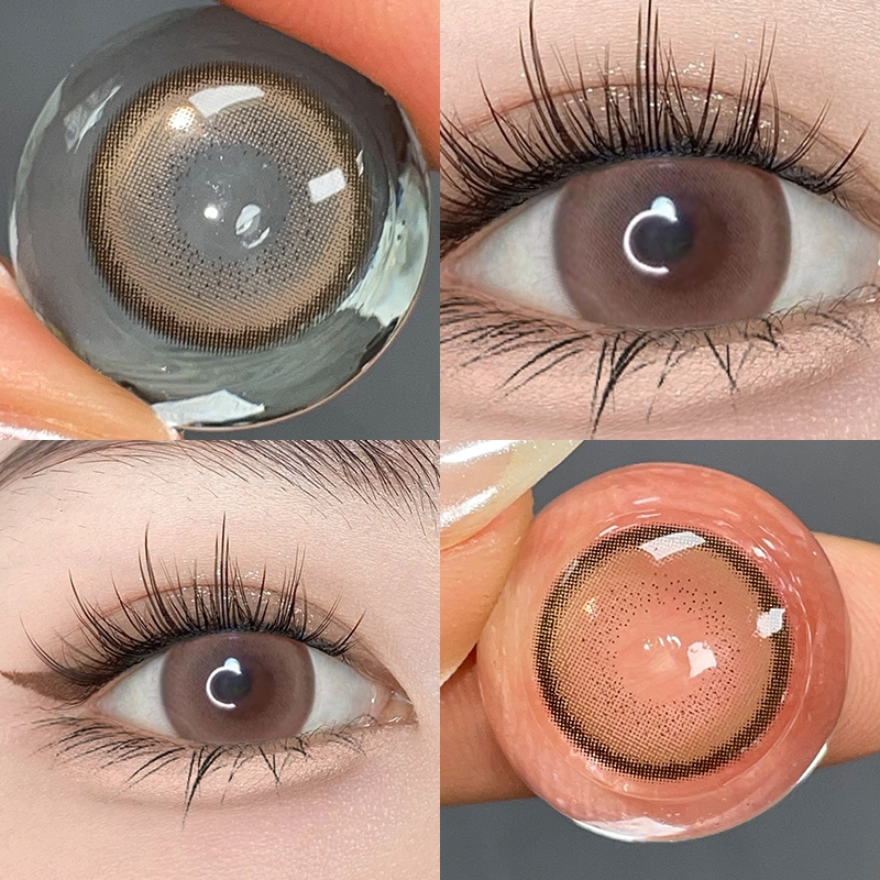 Midroo【COD】🍭คอนแทคเลนส์สี Brown Contact Lens รายเดือน1คู่ 14.0mm-14.5mm - รูปที่ 4