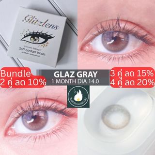 GLITZLENS GLAZ GRAY [DIA14.0] วัสดุ SILICONE HYDROGEL