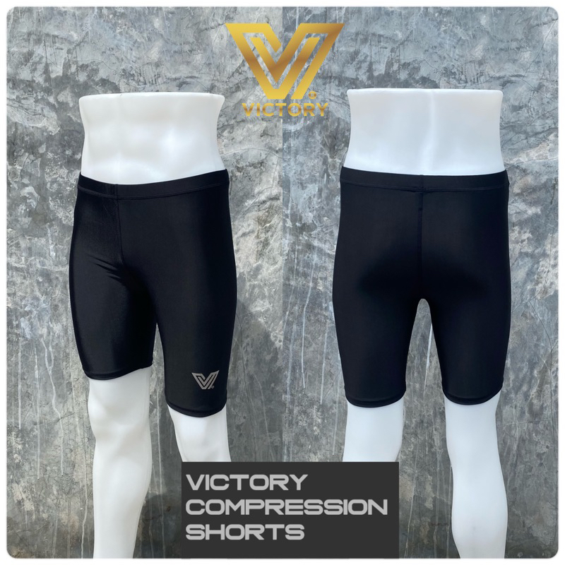 กางเกงรัดกล้ามเนื้อ Victory V-Fit สี | ดำ