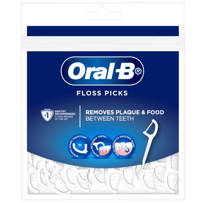 ออรัลบีไหมขัดฟันแบบมีด้ามจับ 30 ชิ้น (Oral-B Floss Picks 30 pcs )