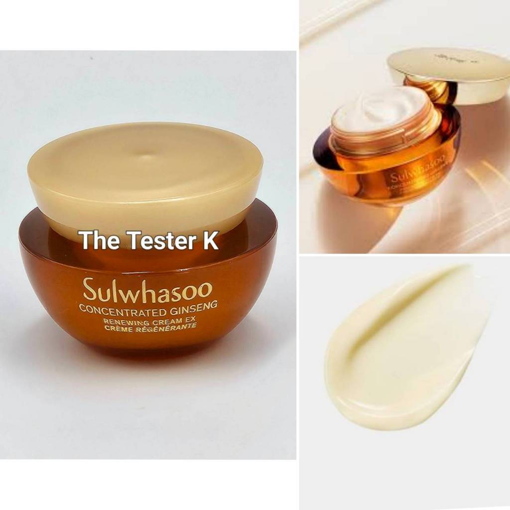 #พร้อมส่ง /Exp.27/6/26 #ครีม #Sulwhasoo Concentrated Ginseng Renewing Cream EX ครีม  5ml / 10ml