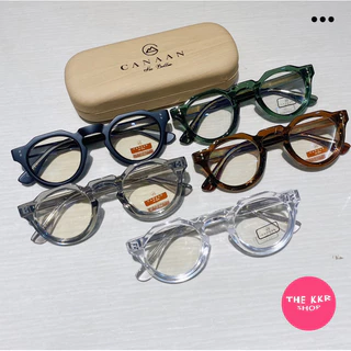 KKR EYEWEAR | CANAAN แว่นกรองแสงบลูออโต้แท้! สไตล์วินเทจ ทรงเรโทร ป้องกันแสงสีฟ้าแสงแดด [ เลนส์เปลี่ยนสี ] รุ่นA5411