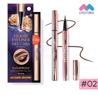 นีคาร่า ลิควิด อายไลเนอร์ ติดทน กันน้ำ N450 Nee Cara Liquid Eyeliner 0.8g.