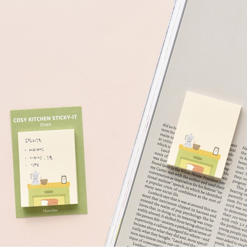 Cozy Kitchen Sticky Note กระดาษโน้ต