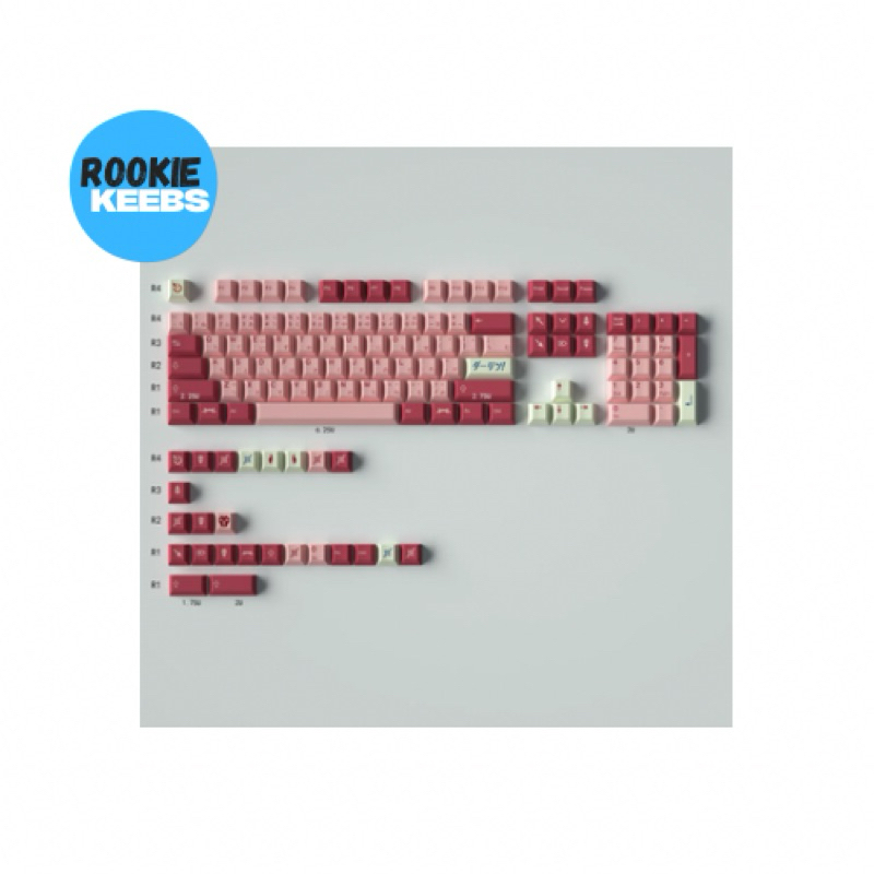 (พร้อมส่งจากไทย)GMK Darling Clone PBT Cherry Profile Keycap Set