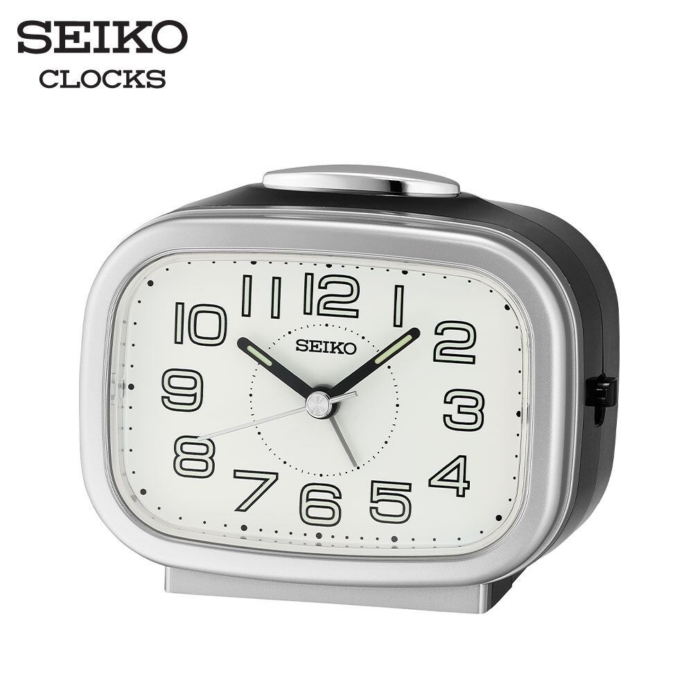 [E-tax E-Receipt]SEIKO CLOCKS นาฬิกาปลุก รุ่น QHK060S ขนาด 3.8 x 3.3 นิ้ว