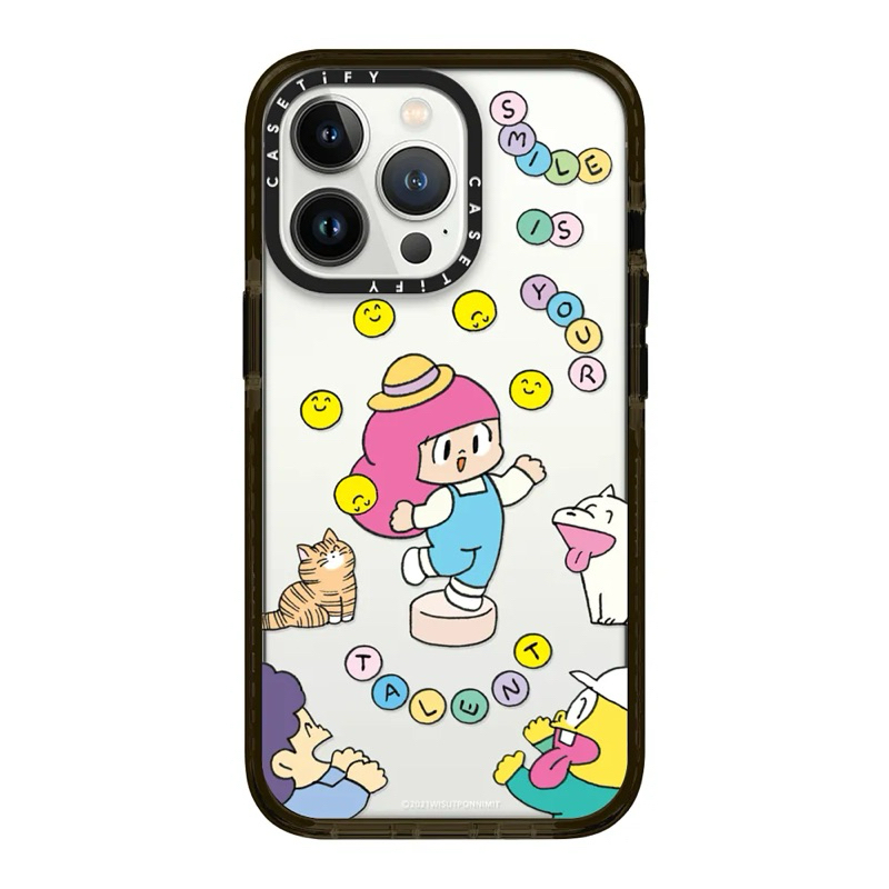 (พร้อมส่ง)13Pro/13Mini Casetify Smile is your talent Impact Case