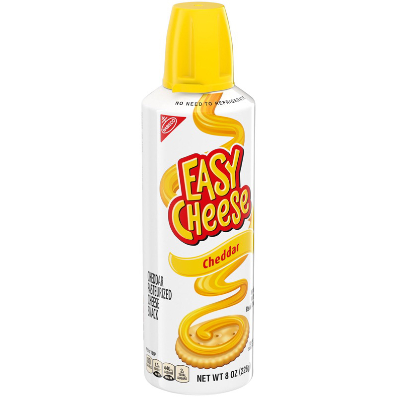 Kraft easy cheddar cheese 226g. เชดดาร์ชาร์ชีสขวดกด นำเข้าจากอเมริกา🇺🇸