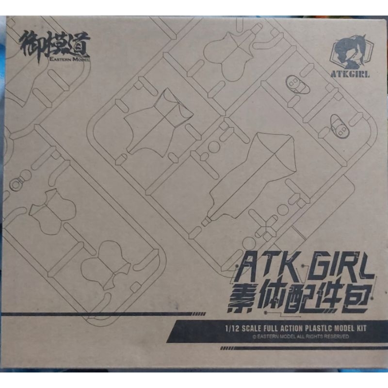 1/12 SCALE PLASTIC MODEL KIT Eastern Model ATK GIRL