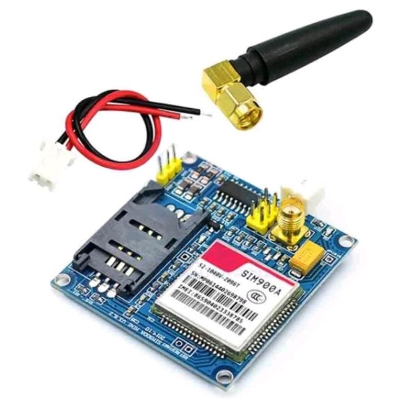 Sim900a MINI V4.0 ชุดบอร์ดโมดูลส่งสัญญาณข้อมูลไร้สาย GSM GPRS พร้อมเสาอากาศ