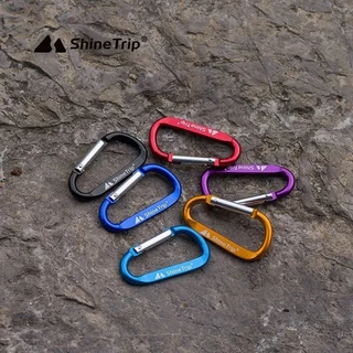 Shine Trip คาราบิเนอร์​​ รูปทรง​ D​ อลูมิเนียมอัลลอยด์ สีสันสดใส ความแข็งแรงสูง การใช้งานอเนกประสงค์