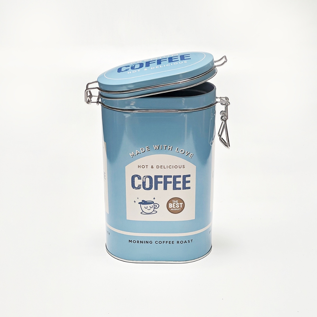 Clamp Lid Tin Canister