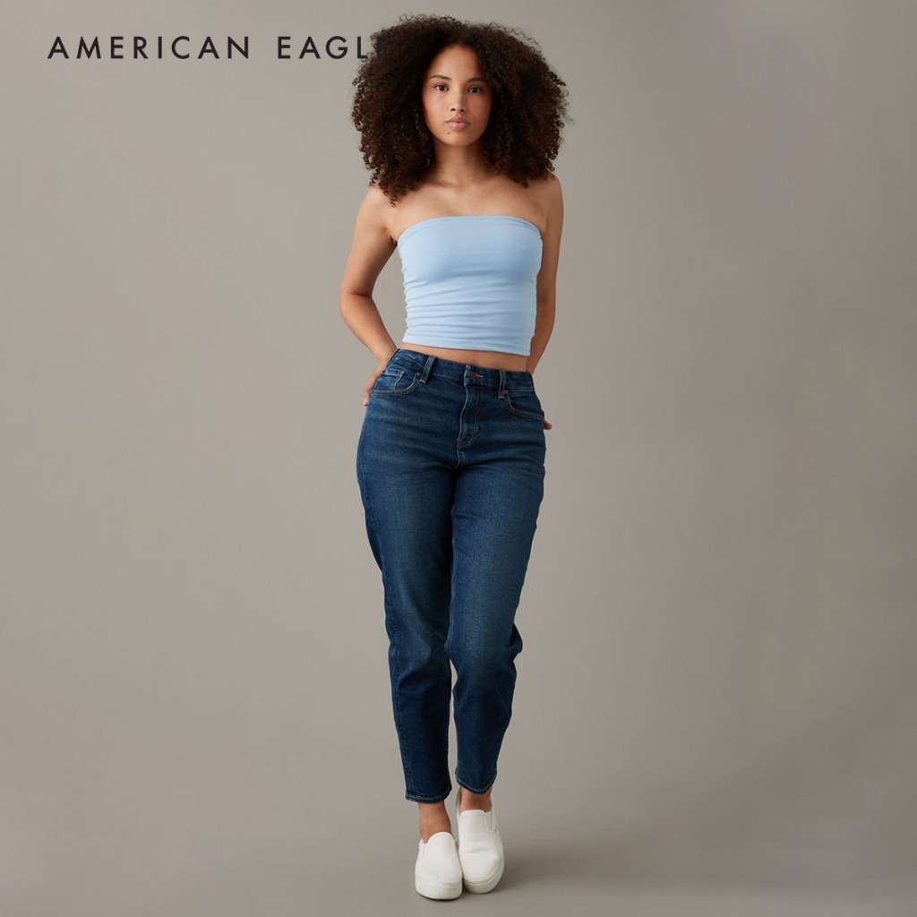 American Eagle Stretch Curvy Mom Jean กางเกง ยีนส์ ผู้หญิง เคิร์ฟวี่ มัม (WCU WMO 043-4627-074)