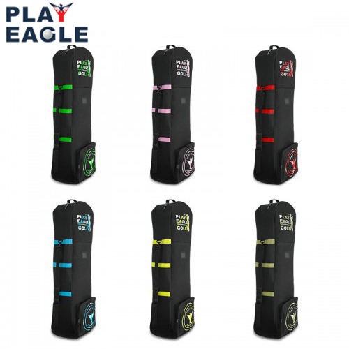 [11GOLF] แบรนด์ PLAYEAGLE 38*23*128CM ถุงคลุมถุงกอล์ฟขึ้นเครื่องบิน PE-0123 แบบมีล้อลาก