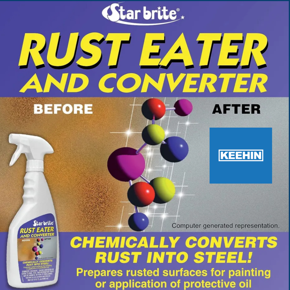 STAR BRITE สปรย์ น้ำยากำจัดสนิม 92322 น้ำยาแปรสภาพสนิม ชนิดเป็นกรด Rust Eater & Converter SPRAY 650M