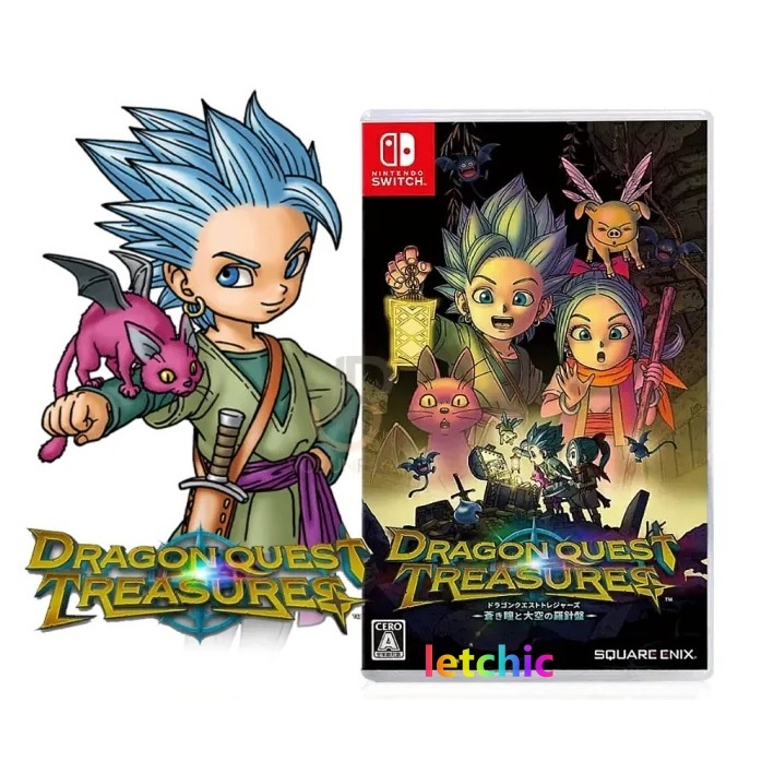 Dragon Quest Treasures for Nintendo switch ภาษาอังกฤษ และญี่ปุ่น แผ่นใหม่ในซีล ตรงปก