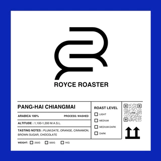 เมล็ดกาแฟอาราบิก้า100% PANG-HAI Royce Roaster