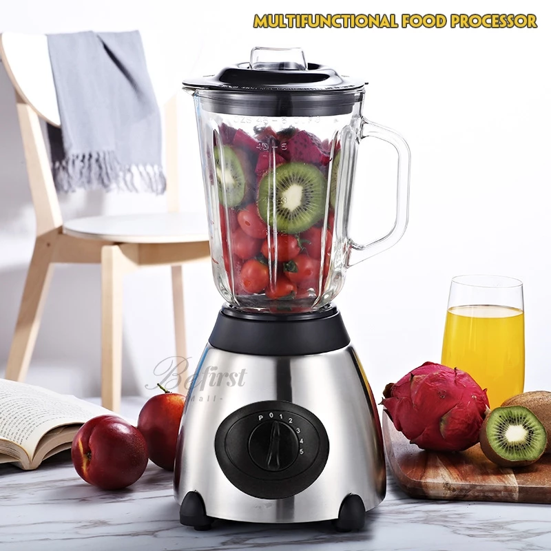 เครื่องปั่นน้ําผลไม้ 850W 1.5 ลิตร ใบมีดสแตนเลส เครื่องปั่น เครื่องปั่นสมูทตี้ เครื่องปั่นน้ําผลไม้ไฟฟ้า A2604