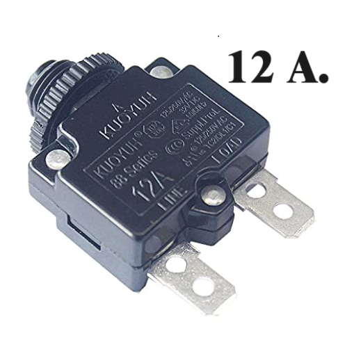 สวิทช์เบรกเกอร์ Overload protector Thermal Circuit Breaker KUOYUH 88 series 12A