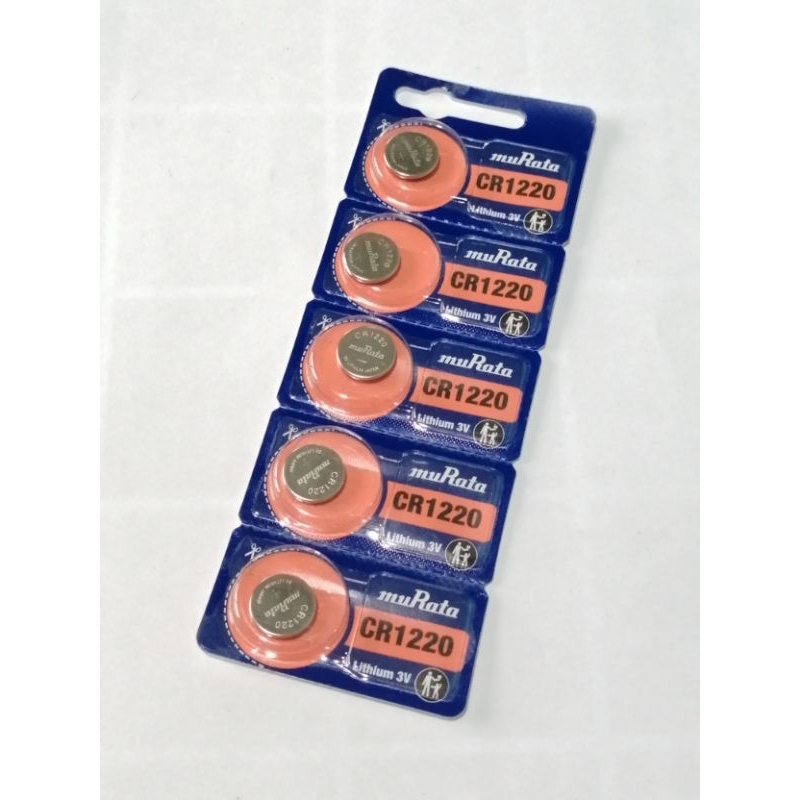 ถ่านลิเธี่ยมหรือถ่านกระดุมMURATAของแท้เบอร์CR-1220