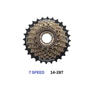 สเตอร์เกลียว เฟืองเกลียว จักรยาน Shimano Tourney 6-7 Speed ขนาด 14-28 และ 14-34 รุ่น MF-TZ500