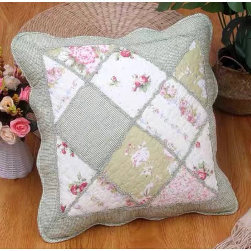 หมอนอิง ขนาด18นิ้ว ขาย เฉพาะปลอกหมอนอิงสไตล์วิเทจขนาด18*18นิ้ว - รูปที่ 2