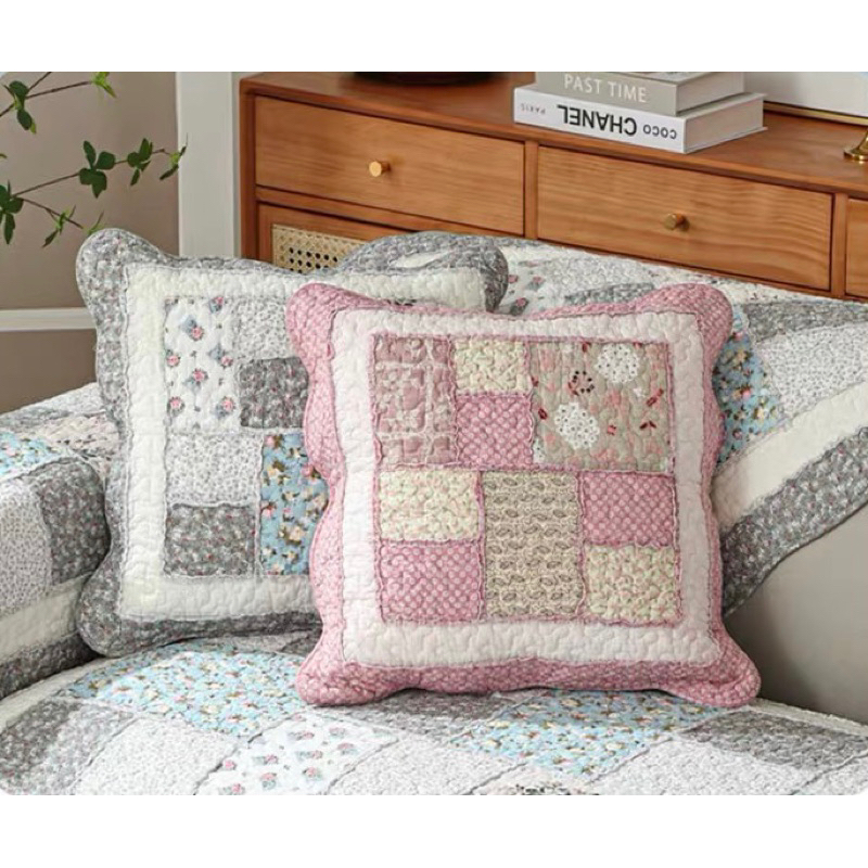 หมอนอิง ขนาด18นิ้ว ขาย เฉพาะปลอกหมอนอิงสไตล์วิเทจขนาด18*18นิ้ว - รูปที่ 4