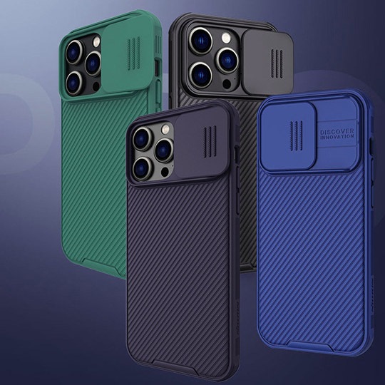 เคสไอโฟน 15 Case Nillkin Camshield Pro ใช้สำหรับ i15 / i13 / i12 / i11 สไลด์กล้องเปิด-ปิด (THพร้อมส่