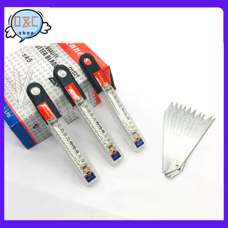 ใบมีดคัตเตอร์ รุ่นD1021 30 องศา 10ใบ ใบมีด คัตเตอร์ มีดคัตเตอร์ มีดตัดสติ๊กเกอร์