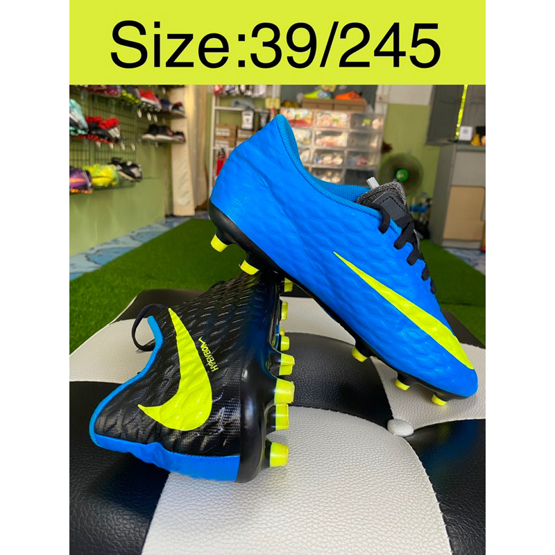 Nike Hypervenom Size:39/245 รองเท้าสตั๊ดมือสองของแท้ทั้งร้าน