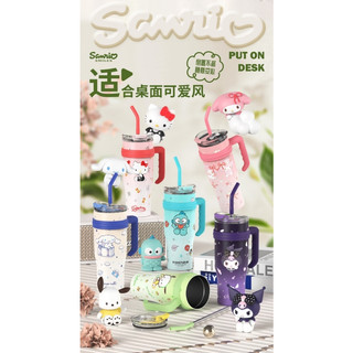 แก้วน้ำเก็บอุณหภูมิ sanrioแท้% แก้วน้ำเก็บความเย็น ขวดน้ำพกพา ขนาด 1200 mL รุ่นKU3046