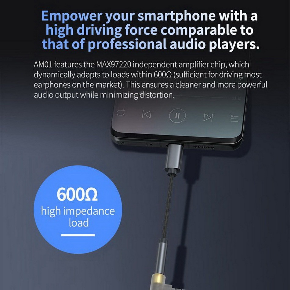 KZ AM01 Portable USB DAC/AMP พกพา ของแท้ เสียงสะอาด ทรงพลัง กำลังขับสูง