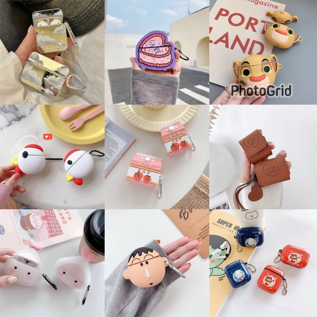 เคสสำหรับ Airpod Airpod Case สำหรับหูฟัง Apple AirPods ซิลิโคน รวมลาย 3