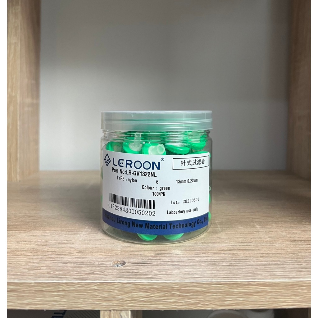 ไซริ้งค์ฟิลเตอร์ Nylon Syringe Filter (100pcs/Box)
