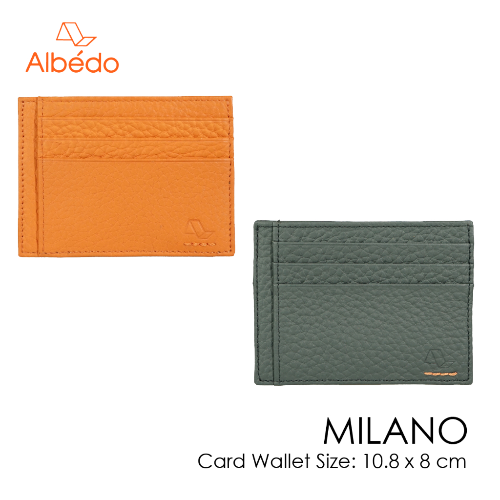 [Albedo] MILANO CARD WALLET กระเป๋าสตางค์เก็บบัตร MILANO - ABML01674/ABML01696