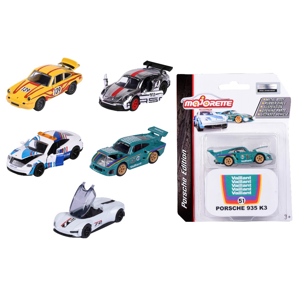 Majorette Porsche Deluxe Assortment, 6-asst 212053161