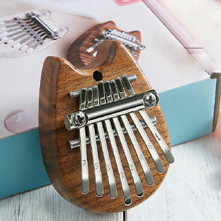 เครื่องดนตรีเปียโนนิ้วโป้ง คาลิมบา คริสตัลใส ขนาดเล็ก 8 คีย์ kalimba เครื่องดนตรีอะคูสติก แบบใส คีย์บอร์ คริสตัลแบร์