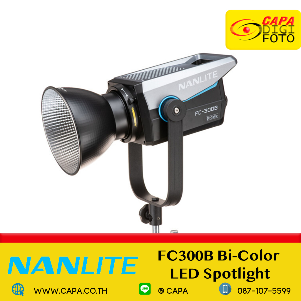 Nanlite FC-300B FC300B LED Bi-color Spot Light fc300 fc-300