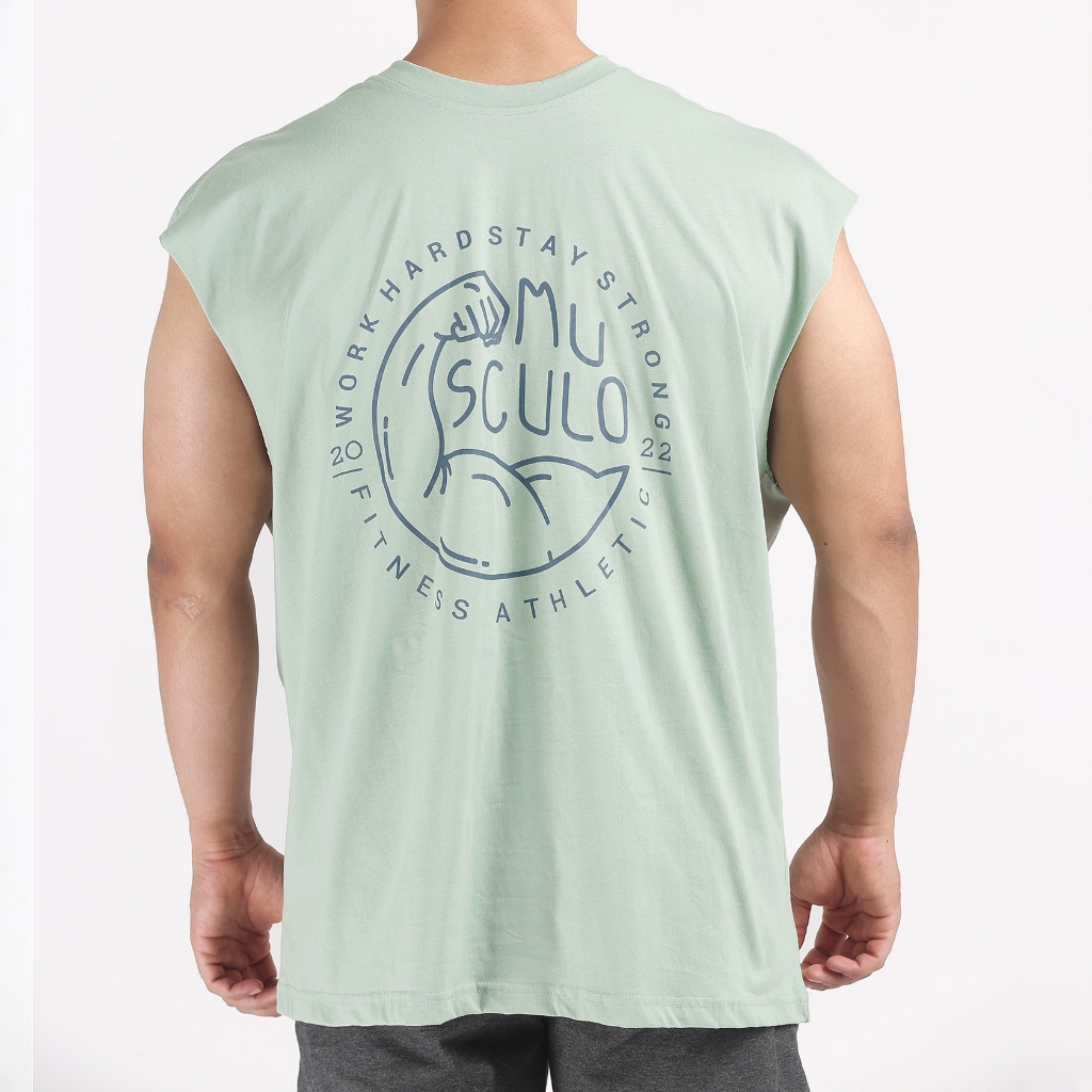 เสื้อกล้ามโอเวอร์ไซส์ Musculo Original logo collection รูปที่ 2