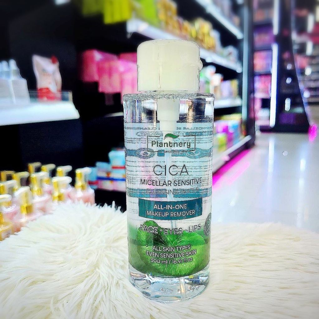 แพลนเนอรี่ ซิก้า ไมเซลล่าเซนซิทีฟ คลีนซิ่งวอเทอร์ (500 ml.) Plantnery Cica Micellar Sensitive Cleansing Water