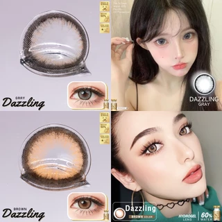 ✨Dazzling: We Wink ตาโต สายตาปกติ ถึง -10.00 Dia 14.5 ค่าอมน้ำ 60 นิ่มมาก