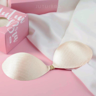🔥บรารุ่นดูมดูม JUTUI BRA สีนู้ด ฟองน้ำหนา 2.5 ซม. กาวเหนียวเ…