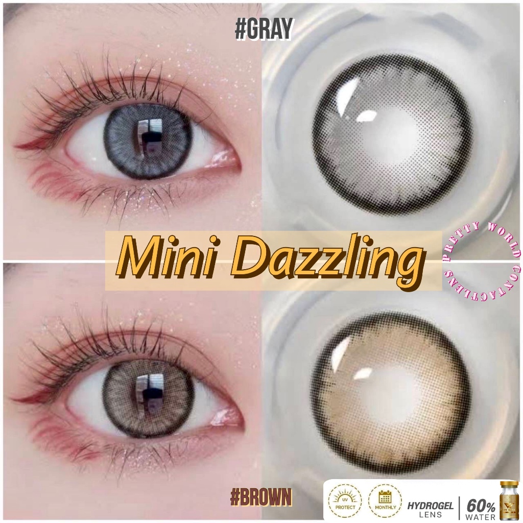 ✨Mini Dazzling: We Wink สายตาปกติ ถึง -10.00 Dia 14.0