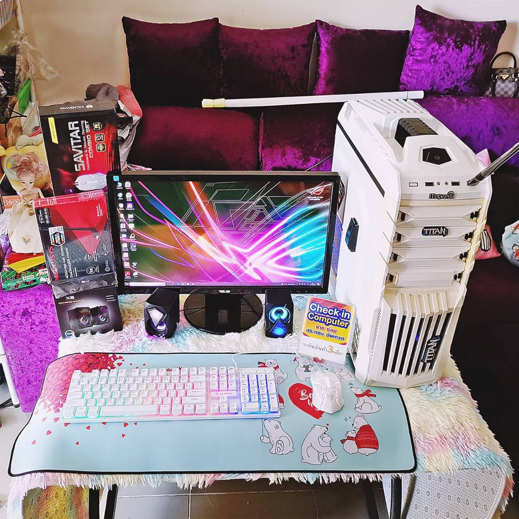 คอมพิวเตอร์ คอมประกอบ คอมเล่นเกม คอมทำงาน [CPU i3-4160 3.6G 2C/4T][Ram DDR3 8G][VGA HD4400][HDD500G]