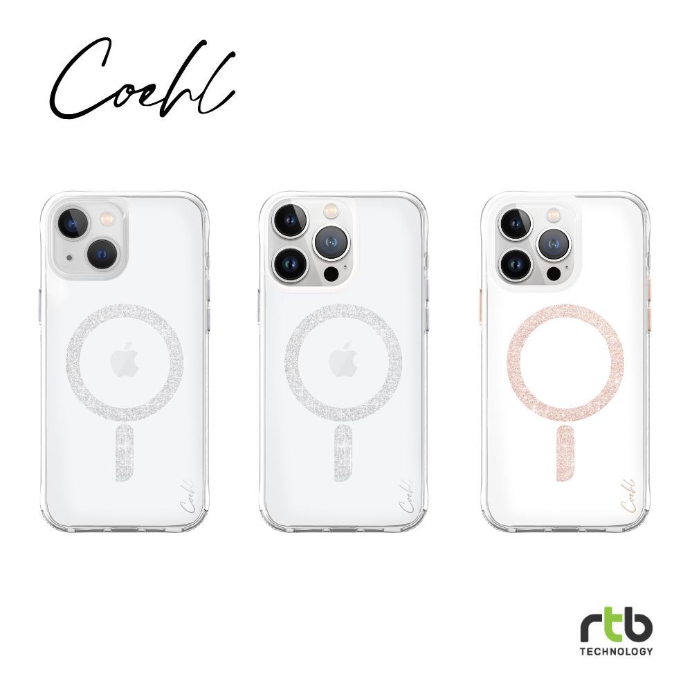 Coehl เคสสำหรับ iPhone 15/15 Pro/15 Pro Max รุ่น Glace (MagClick™ Magnetic Charging Compatible)