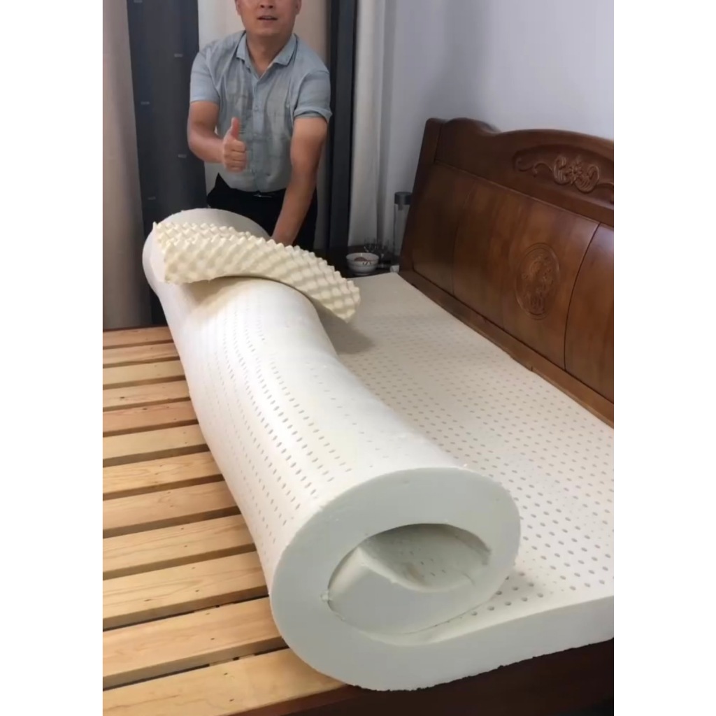 6.6 มาใหม่🔥 ที่นอน ยางพาราฉีดแท้ หนา 2-4 นิ้ว Fadell Latex ปลอกซิปถอดได้ Density 90พร้อมหมอน รับประก