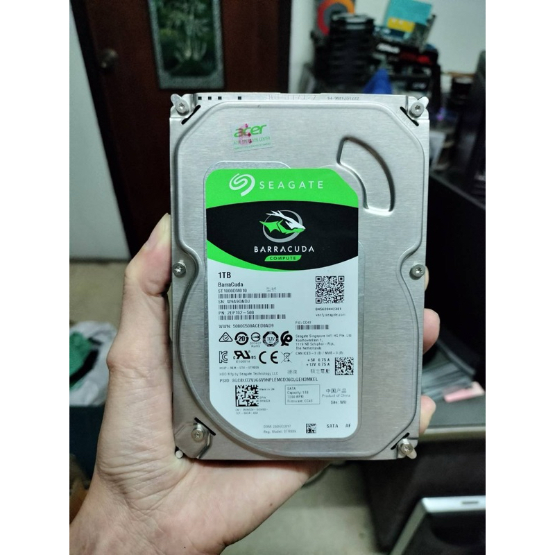 Hdd Seagate 1tb / 2tb / 4tb (สินค้าเป็นมือ2)(มีรุ่นสำหรับใส่กล้องวงจรปิด)
