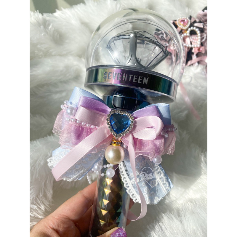 โบว์ติดผม ติดเเท่งไฟ ติดไมค์ ติดคอเสื้อ ติดกระเป๋า โทนสีที่2 งานHandmadeของร้านRibbon Style Idol เลือกสีเลือกจี้ได้ค้ะ