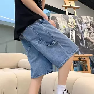 กางเกงยีนส์ขาสั้นผู้ชาย แฟชั่นเกาหลี ใส่สบาย