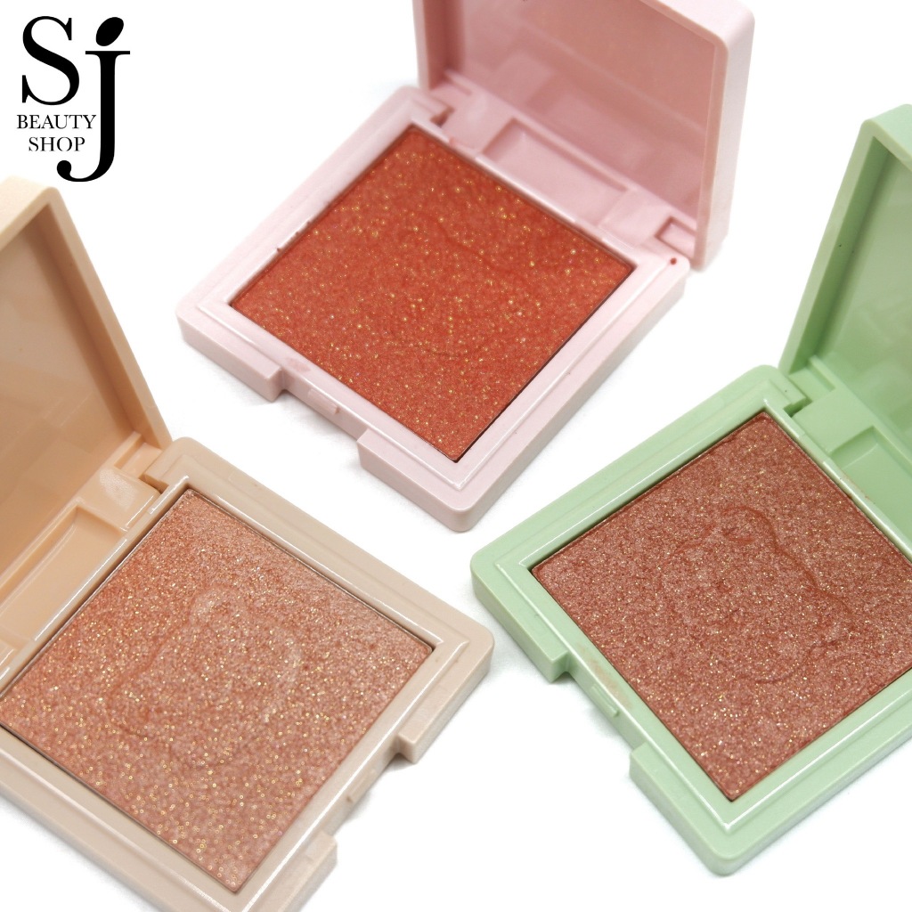 Hasaya Girl Sweet Bear Color Blush บลัชออนประกายชิมเมอร์ 3สี เพิ่มสีสันสดใสให้พวงแก้ม